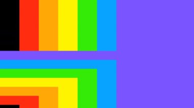 Renk Çubukları Parlak Spektrum Dijital Adımlar