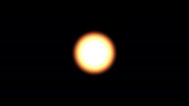 Parlayan Gürültülü Genişleyen Top Güneş Parıltısı