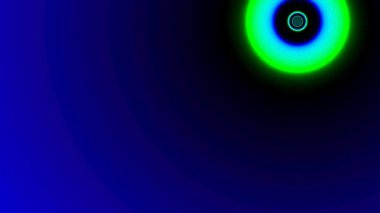 Merkezi Neon Torus Ortam Işığı Yansıtma Dalgaları