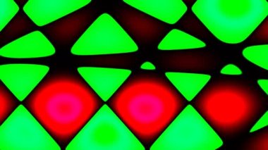 Parlak Yuvarlak Dikdörtgenler Üstüste Parlak Renkler