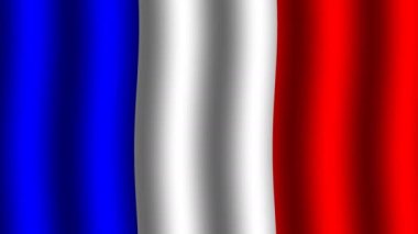 Dalgalanan Fransız Bayrağı Fransa Milliyeti Francais Rüzgarı