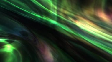 Işık çizgileri Aurora Fantazi Gecesi Gökyüzü