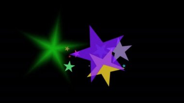 Katmanlarda Yığılan Yıldızlar Görüntüleyiciye Uçuyor