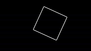 Yuvarlanan Kutu Meydanı Maskesi Dört Taraflı