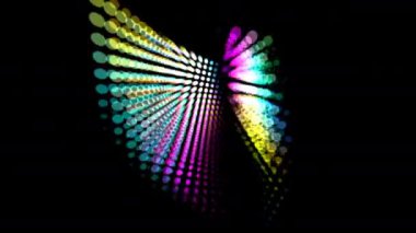 Neon Cube Disko Parti Işıkları Dönen Ampuller 70 'ler Rero