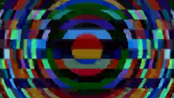 Glitching Test Card Transfer Strobing — Stock Video