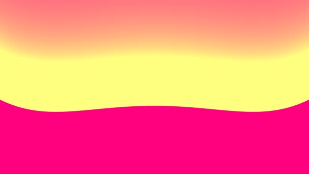 Ciepły, elastyczny Horizon Sunset Bouncing Landscape Streszczenie — Wideo stockowe