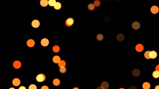 Zachte Kerstverlichting Zachte Flicker Feestelijke Lichten Bokeh — Stockvideo