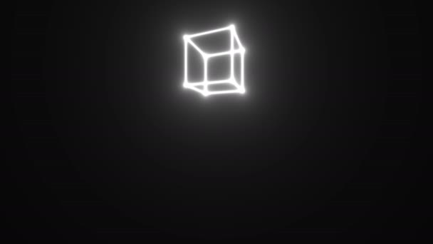 Cube rebondissant avec masque Points Blobs — Video