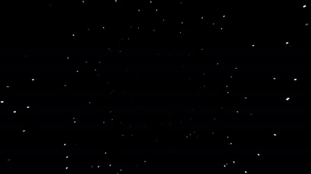 Langsam durch die Sterne des Weltraums schweben — Stockvideo