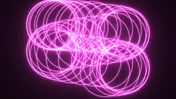 Τροχαίες στήλες του Slinky Long Spring Neon — Αρχείο Βίντεο