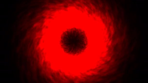Καμένο κόκκινο δαχτυλίδι της φωτιάς Burn Hole — Αρχείο Βίντεο