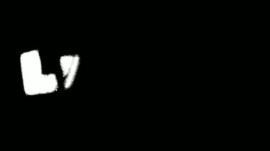 Limon Metni Sprey Boya Efekti Graffiti Kit Maskeleri Koleksiyonu