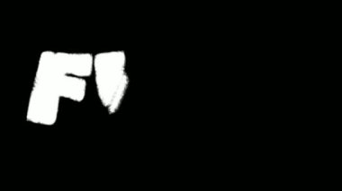 Fon Metni Sprey Boya Efekti Graffiti Kit Maskesi Koleksiyonu