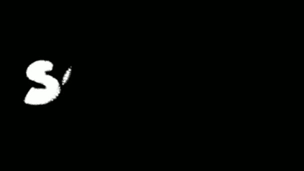 兵士テキストスペイン語効果落書きキットマスクコレクション — ストック動画