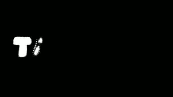 タマリンドテキストスプライパン効果落書きキットマスクコレクション — ストック動画