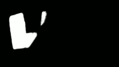 Lte Metin Sprey Boya Efekti Graffiti Kit Maskeleri Koleksiyonu