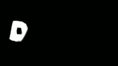 Ölüm Metni Sprey Boya Efekti Graffiti Kit Maskesi Koleksiyonu