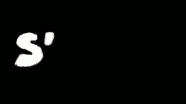 Soba Metni Sprey Boya Efekti Graffiti Kit Maskeleri Koleksiyonu