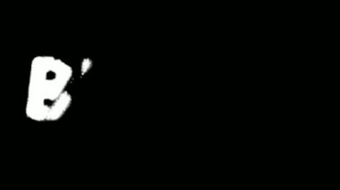 Breed Metni Sprey Boya Efekti Graffiti Kit Maskeleri Koleksiyonu