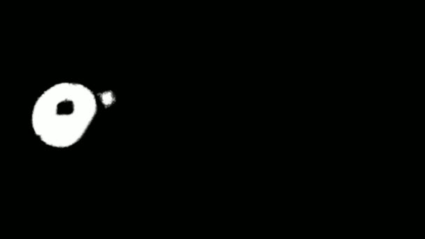 Ойстерський Текст Спрей Фарба Ефект Графіті Колекція Масок — стокове відео
