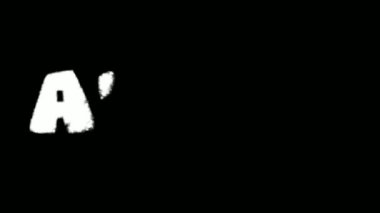 Alarm Metni Sprey Boya Efekti Graffiti Kit Maskeleri Koleksiyonu