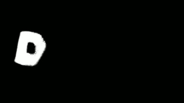 Metin Sprey Boya Efekti Graffiti Kit Maskeleri Koleksiyonu