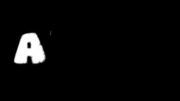 怒りのテキストスペイン語効果落書きキットマスクコレクション — ストック動画