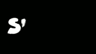 Sinsi Metin Sprey Boya Efekti Graffiti Kit Maskeleri Koleksiyonu