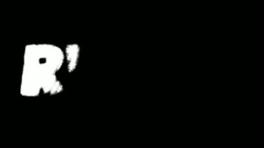 Harabe Metin Sprey Boya Efekti Graffiti Kit Maskeleri Koleksiyonu