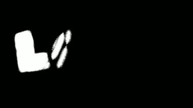 Aşk Metni Sprey Boya Efekti Graffiti Kit Maskeleri Koleksiyonu