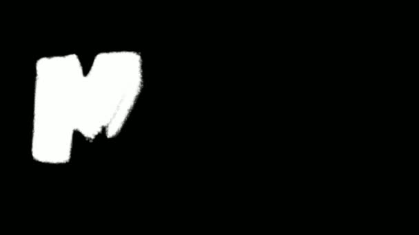 ママテキストスプライパン効果落書きキットマスクコレクション — ストック動画