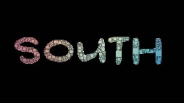 Güney Afrika Pikselleştirilmiş Metin Değiştirme Pikselleri Arıza Efekti