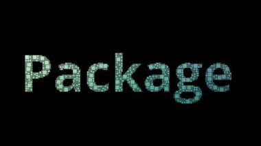 Paket Tatil Pixelated Metin Değiştirme Izgarası Arıza Efekti