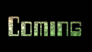 Pikselleştirilmiş Metin Değiştirme Pikselleri Arıza Efekti ile Çıkılıyor