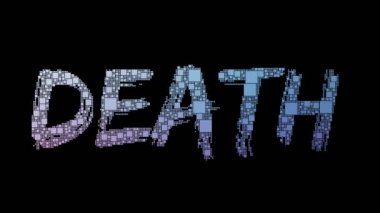 Death Benefit Pixelated Metin Büküm Kutuları Arıza Efekti