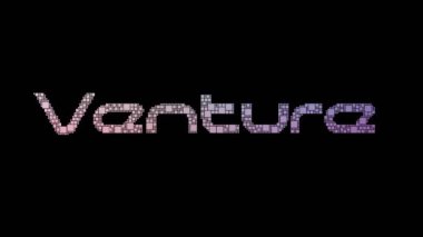 Venture Capital Pixelated Metin Büküm Sistemi Arıza Efekti