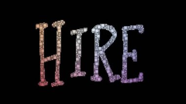 Pikselli Metin Değiştirme Piksellerini Arıza Efekti ile İşe Al