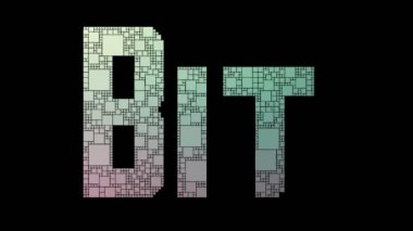 Bozuk Para Pixelated Metin Büküm Kutuları Arıza Efekti