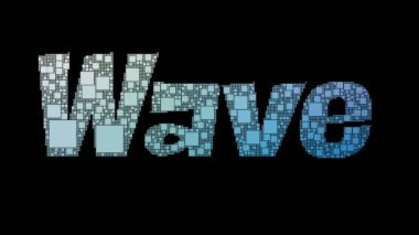 Dalga Teorisi Pikselli Metin Büküm Pikselleri Arıza Efekti