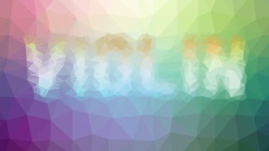 Keman modern tesselleme döngüsü titreşim çokgenler