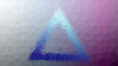 Üçgen boş soluk tekno tesselleme döngüsü canlandırılmış çokgenler