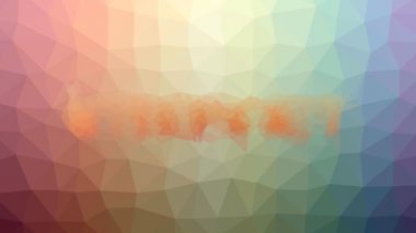 İnternet solukluğu ilginç tessellasyon döngüsü canlandırılmış üçgenler