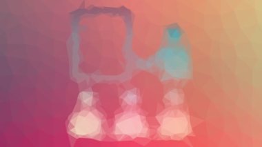 Ortaya çıkan tekno tesselleme döngüsü hareket eden çokgenler