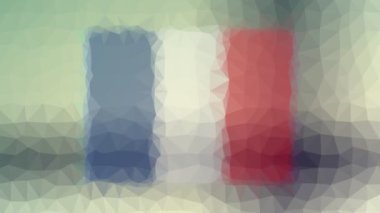 Martinique Flag ISO: MQ garip tesselleştirilmiş döngü titreşimli üçgenleri eritiyor