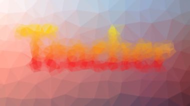 Öğretmen soldu tekno tesselleme döngüsü canlandırılmış çokgenler