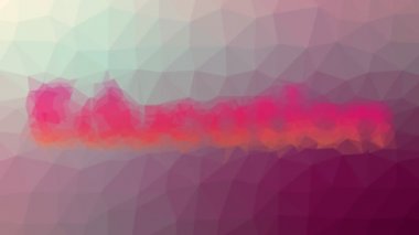 Tekno tessellasyon görünen eğitim hareket eden çokgenler