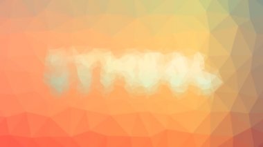 Sembol garip tessellasyon çözme hareket eden üçgenler