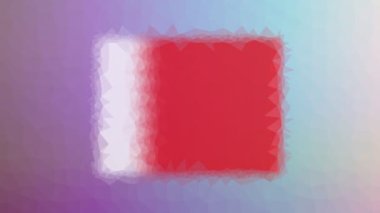 Bahreyn Flag ISO: BH ilginç bir tessellasyon olarak göründü, çokgenleri canlandırdı