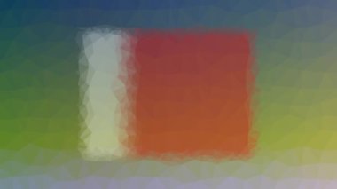 Bahreyn Flag ISO: BH ilginç tesselleştirme döngüsü hareketli çokgenleri eritiyor